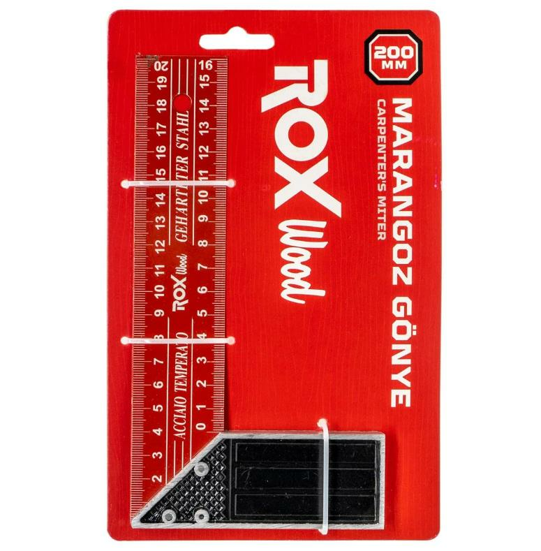 Rox Wood 0202 Marangoz Gönye 200mm