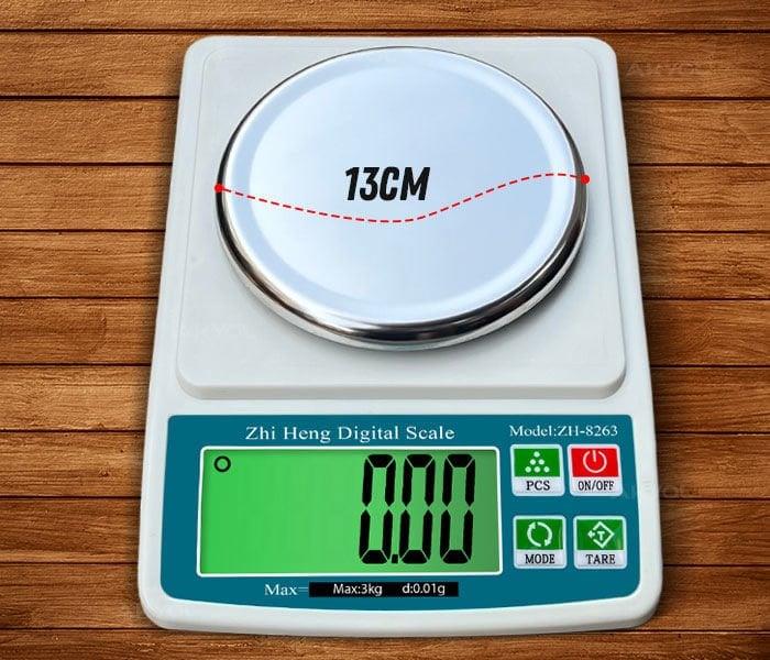 Terazi ZH-8263 Dijital Hassas Terazi (3KG / 0.01GR)