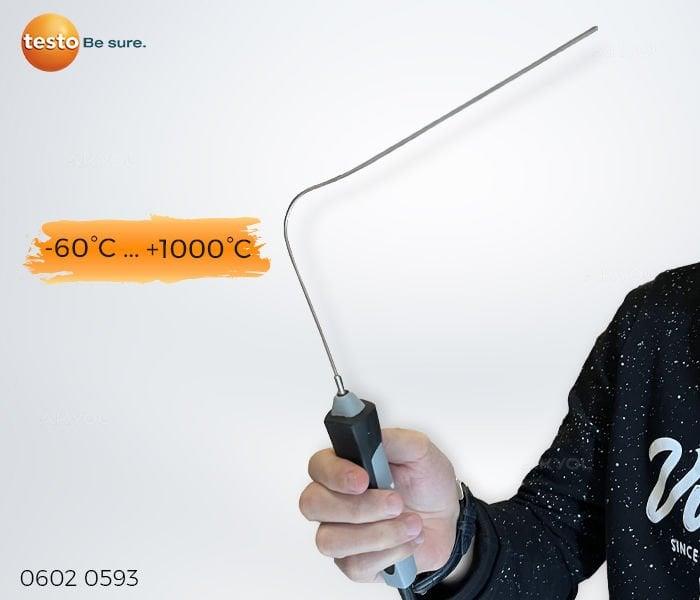 Testo 0602 0593 Esnek ve Daldırma Özellikli K Tipi Prob