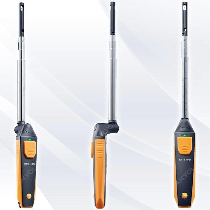 Testo 405i Akıllı Telefon ile Kullanılabilen Hot Wire Anemometre