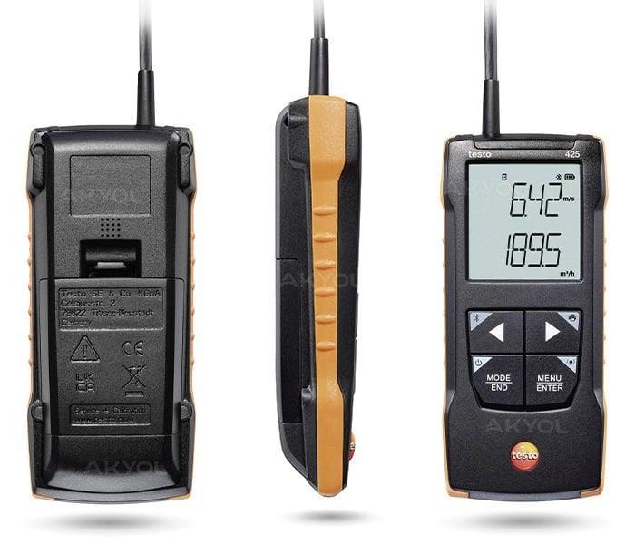 Testo 425 Akıllı Kanal İçi Anemometre