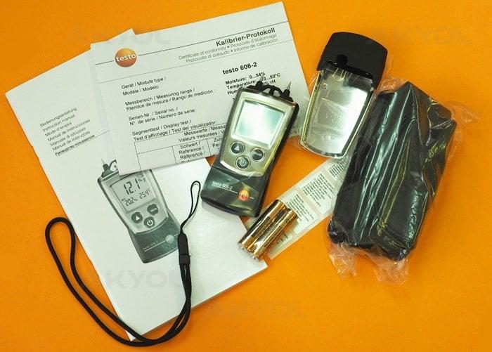 Testo 606-2 Ahşap Beton Nem, Hava Nem ve Sıcaklık Ölçer