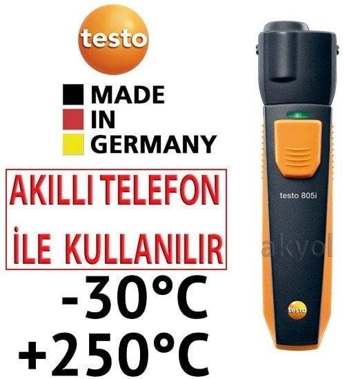 Testo 805i Akıllı Lazerli Sıcaklık Ölçer 250°C