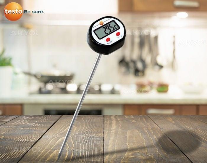 Testo Üstten Göstermeli Mini Termometre 12.5cm Prob