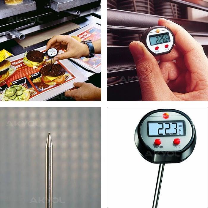 Testo Üstten Göstermeli Mini Termometre 12.5cm Prob