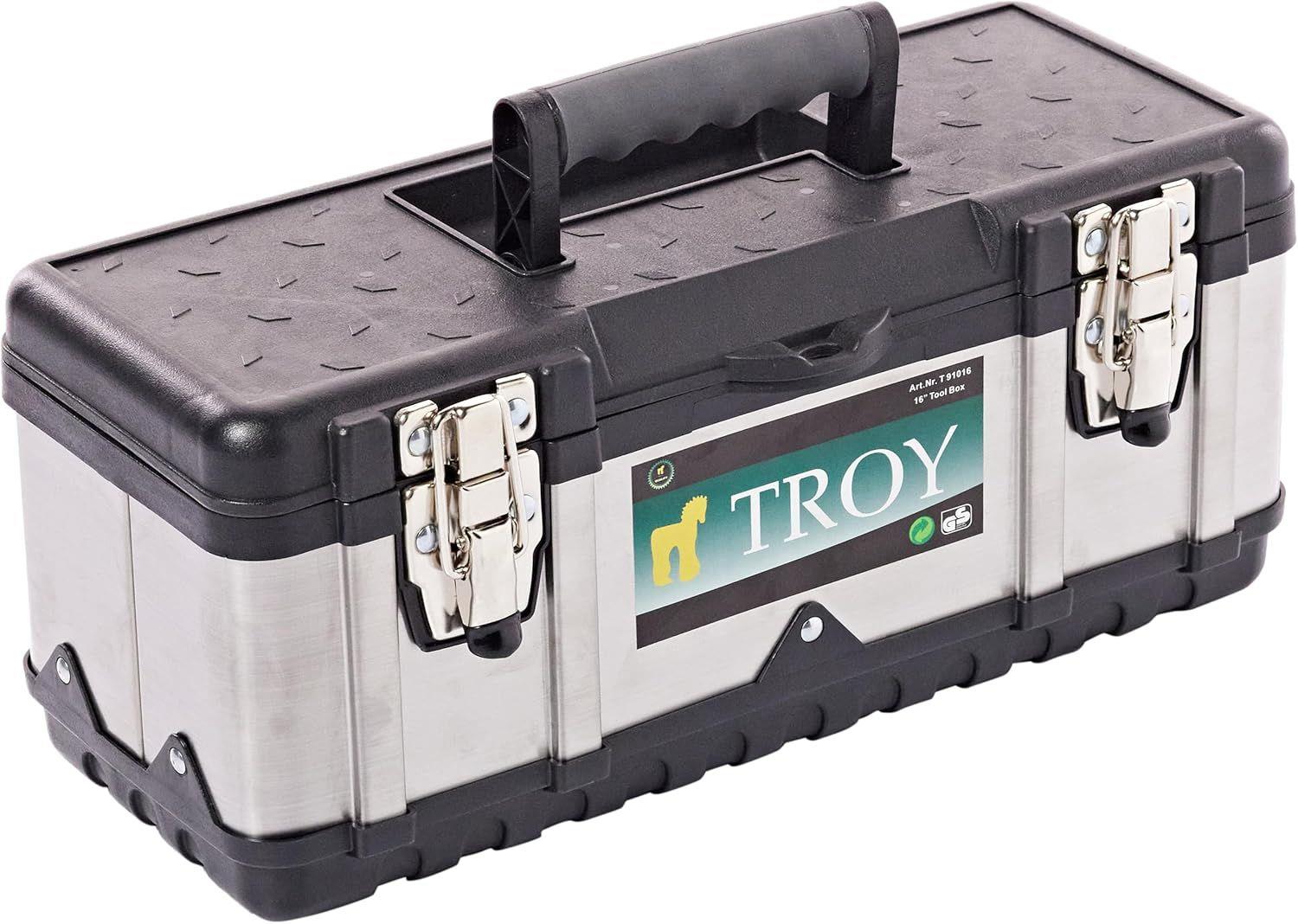 TROY 91016 Metal Alet Takım Çantası (16'') 38,5 X 15 X 17 Cm