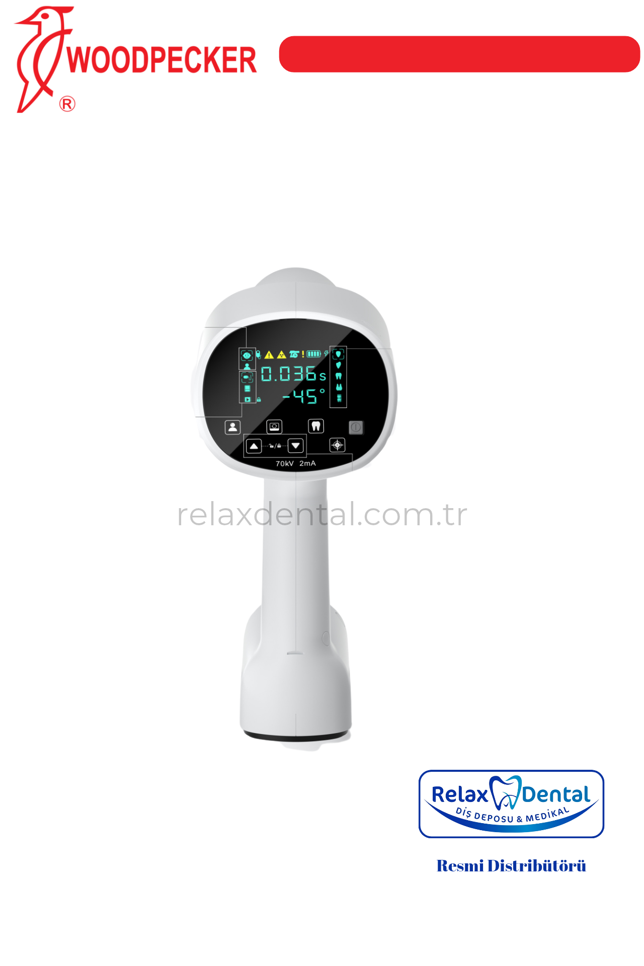 Woodpecker Mini Ray Portatif Röntgen Cihazı