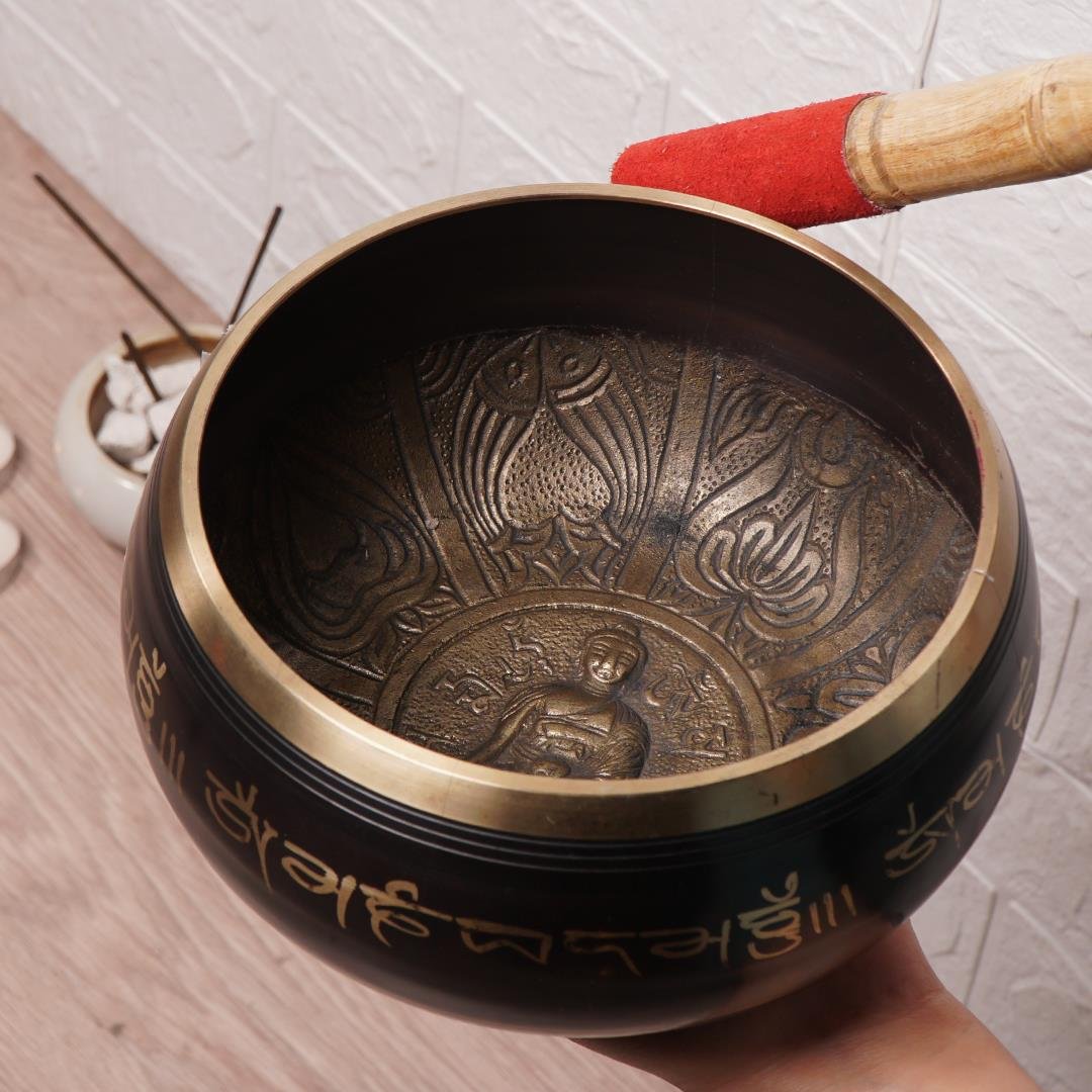 17 cm Siyah Tibet Çanağı