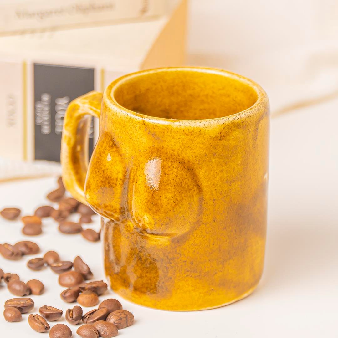 Anima Yellow El Yapımı Kupa