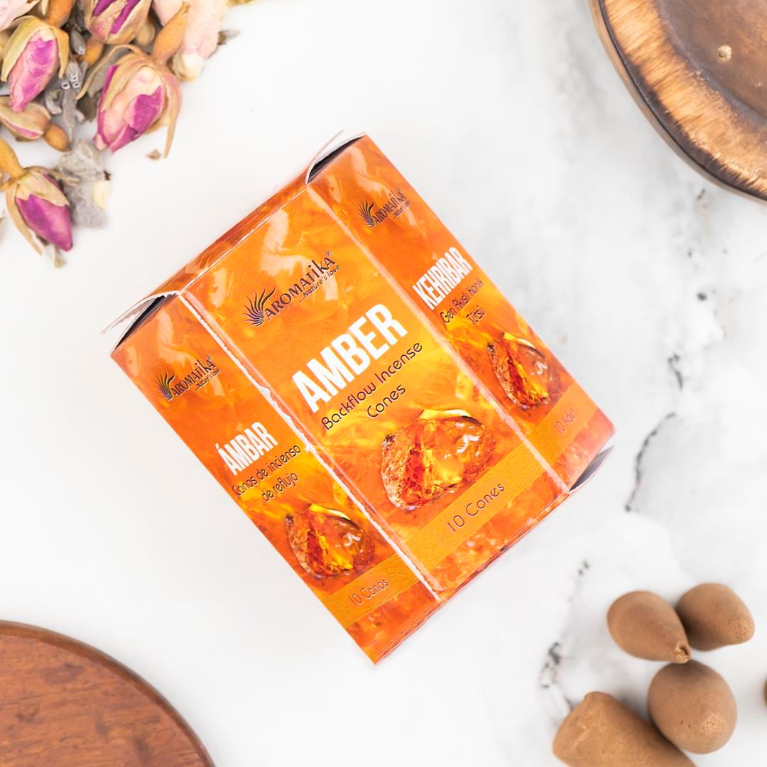 Aromatika Amber Geri Akışlı Şelale Tütsü
