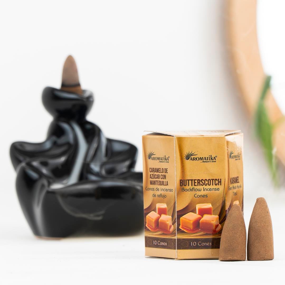 Aromatika Karamel Aromalı Geri Akışlı Şelale Tütsü