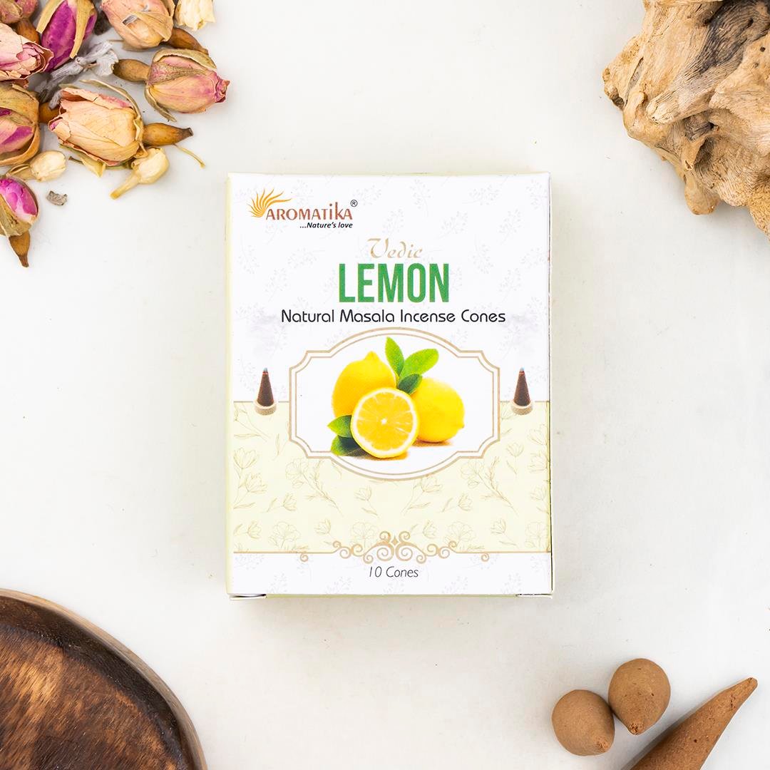 Aromatika Limon Aromalı Konik Tütsü