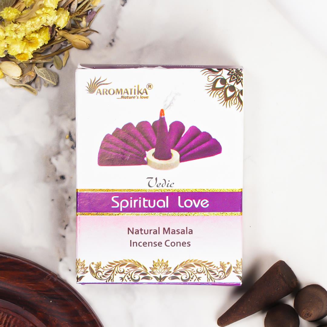 Aromatika Manevi Aşk Kokulu Konik Tütsü