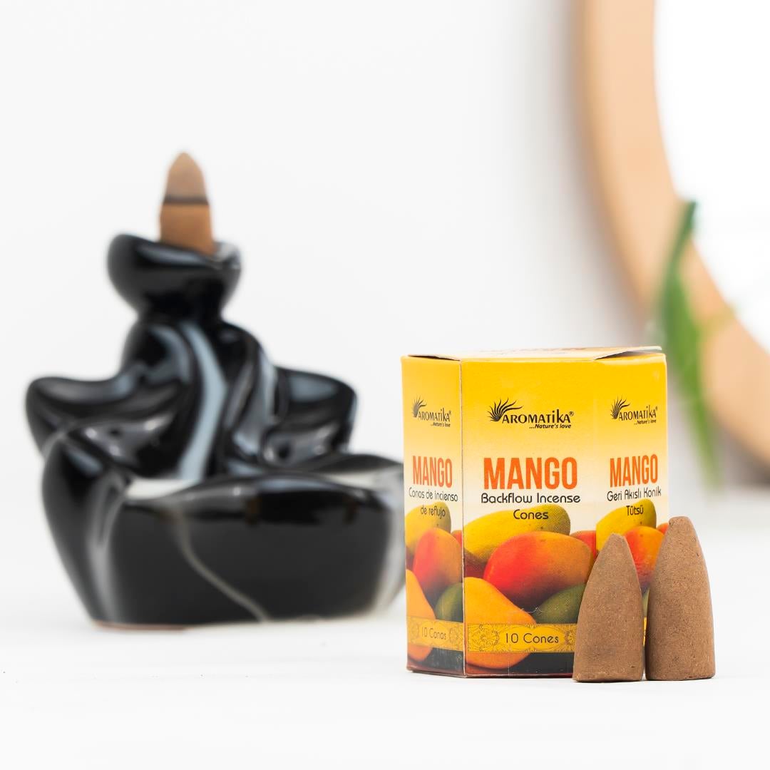 Aromatika Mango Aromalı Geri Akışlı Şelale Tütsü