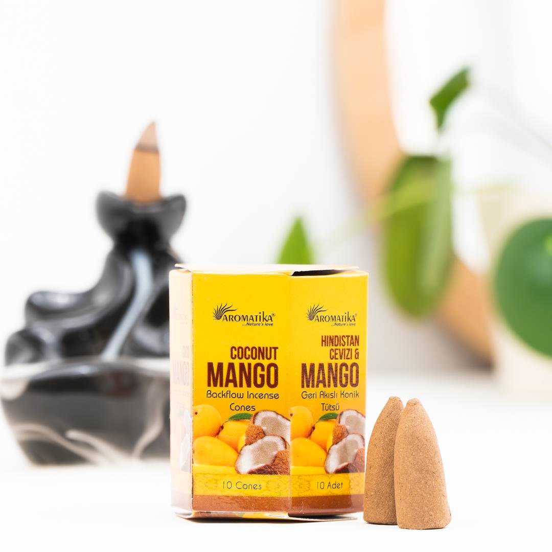 Aromatika Mango & Hindistan Cevizi Geri Akışlı Şelale Tütsü