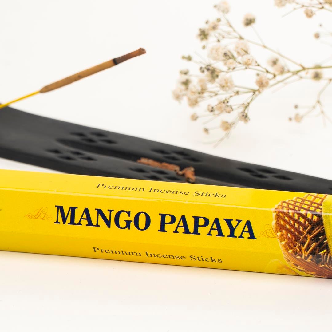 Aromatika Mango Papaya Aromalı Premium Çubuk Tütsü