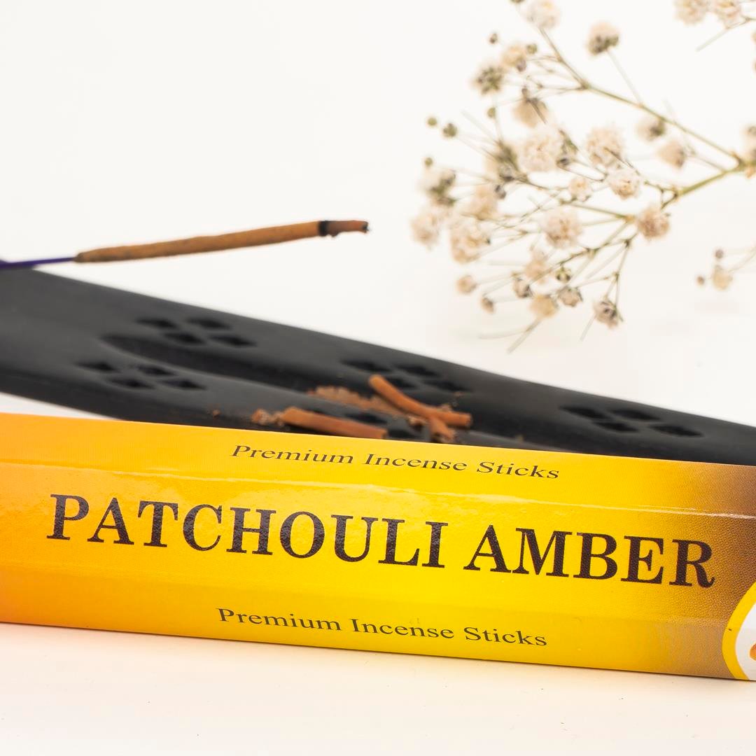 Aromatika Paçuli & Amber Aromalı Premium Çubuk Tütsü
