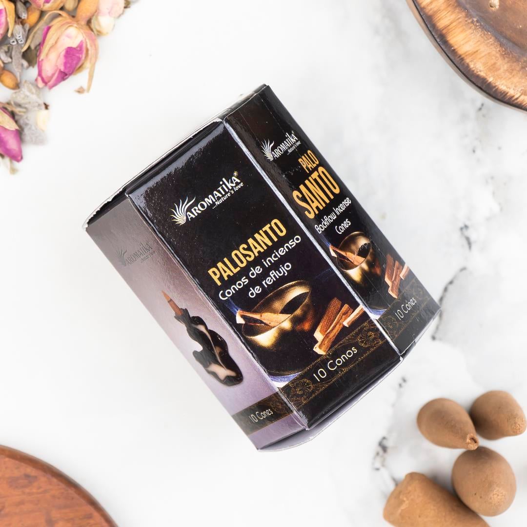 Aromatika Palo Santo Aromalı Backflow Geri Akış Konik Tütsü