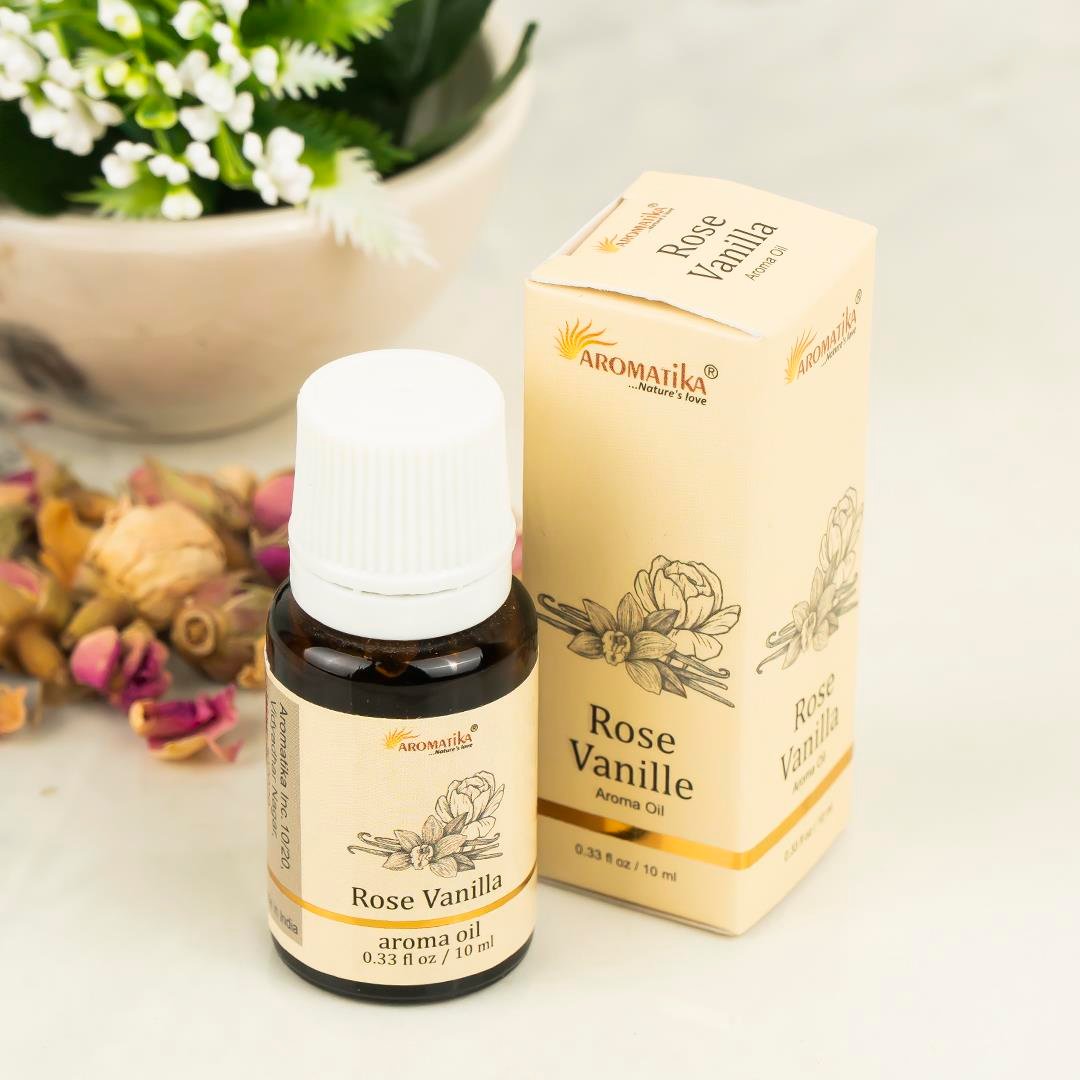 Aromatika Rose Vanilya Uçucu Yağ Buhurdanlık Kokusu