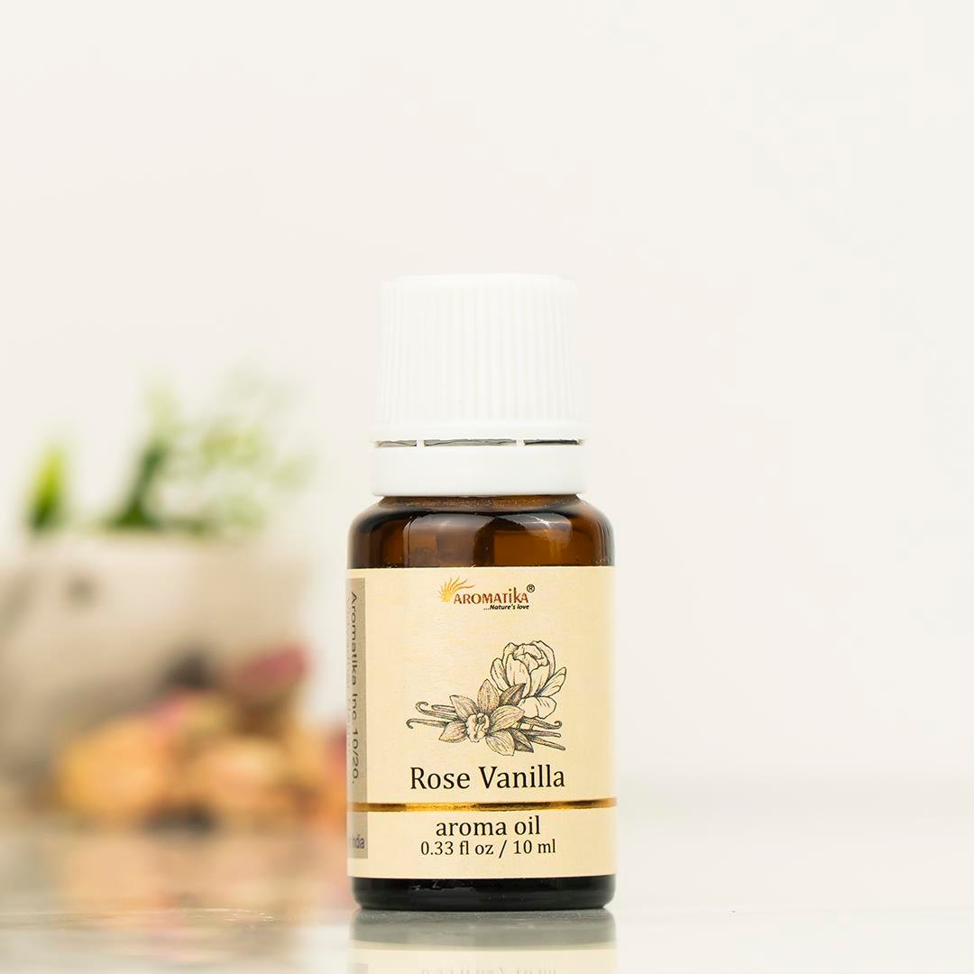 Aromatika Rose Vanilya Uçucu Yağ Buhurdanlık Kokusu