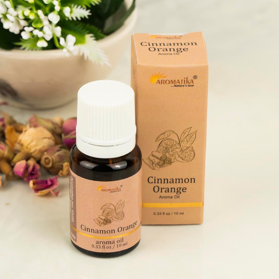 Aromatika Tarçın & Portakal Uçucu Yağ Buhurdanlık Kokusu