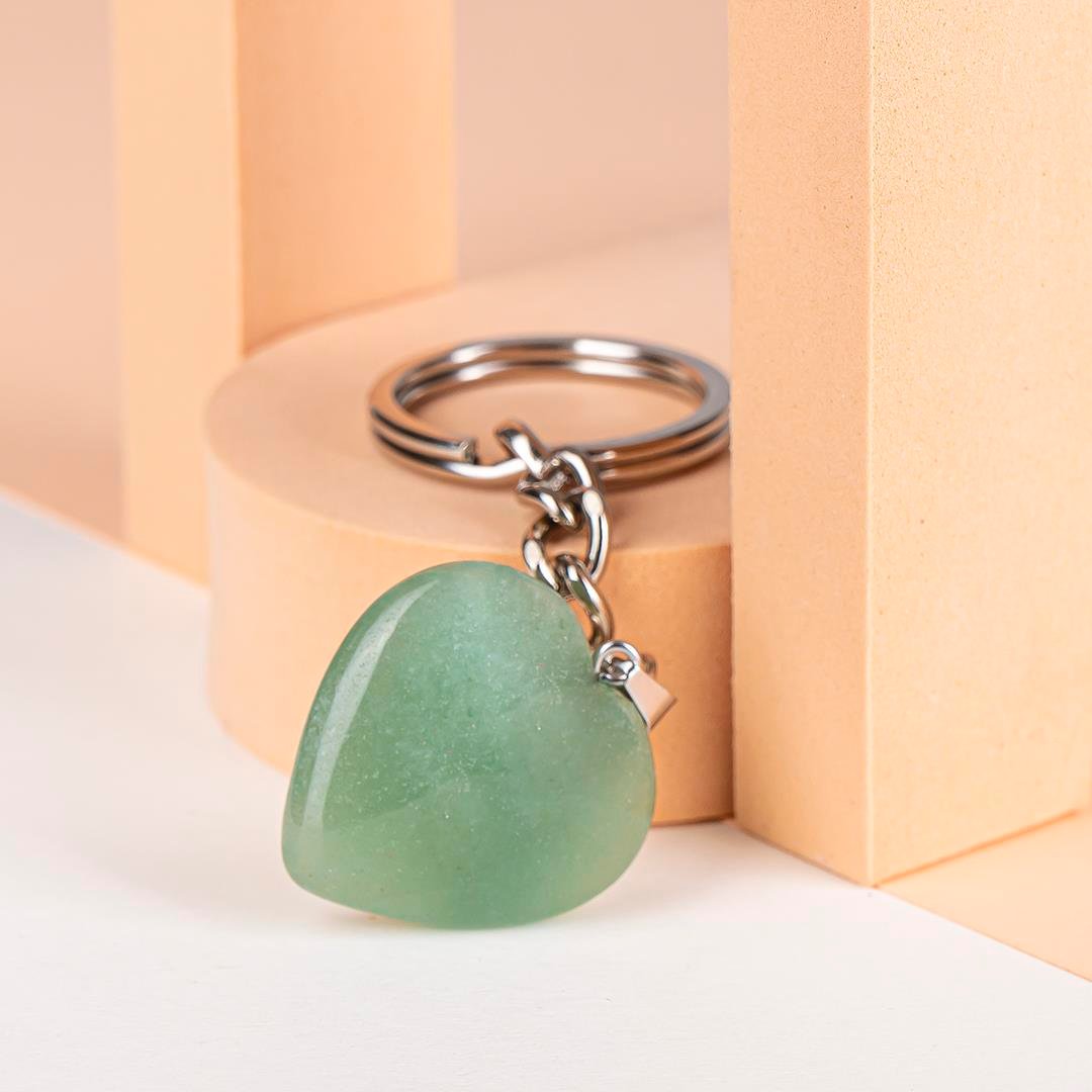 Aventurin Doğal Taş Anahtarlık 