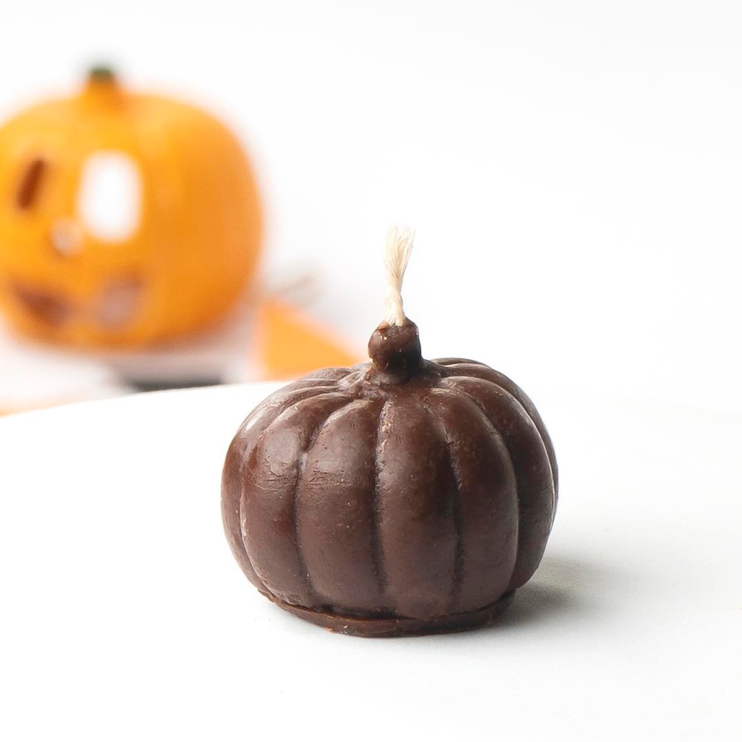 Balkabağı Temalı Kahve Soya Mum