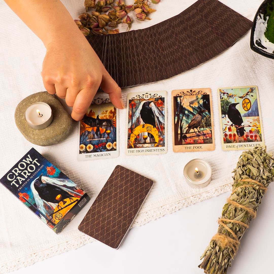 Crow Tarot Kartı