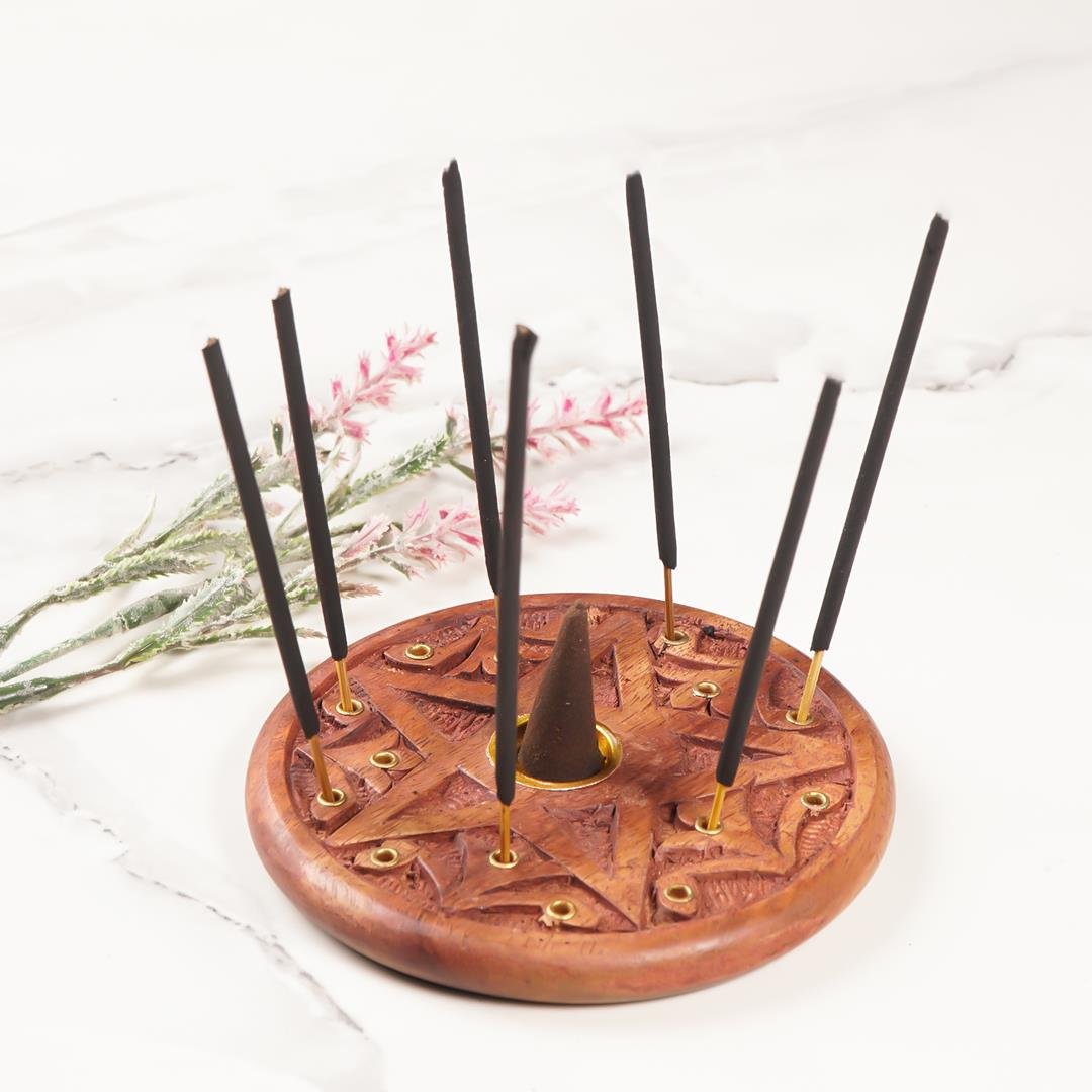 Davud'un Yıldızı Temalı Konik ve Çubuk Tütsülük