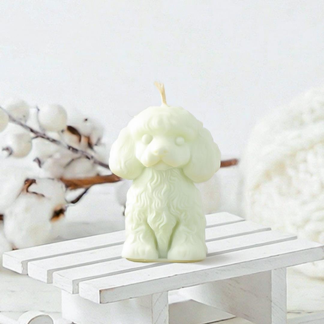 Dekoratif Çam Temalı Doğal Soya Mum