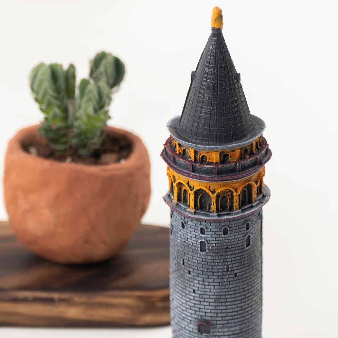 Dekoratif Galata Kulesi Heykeli