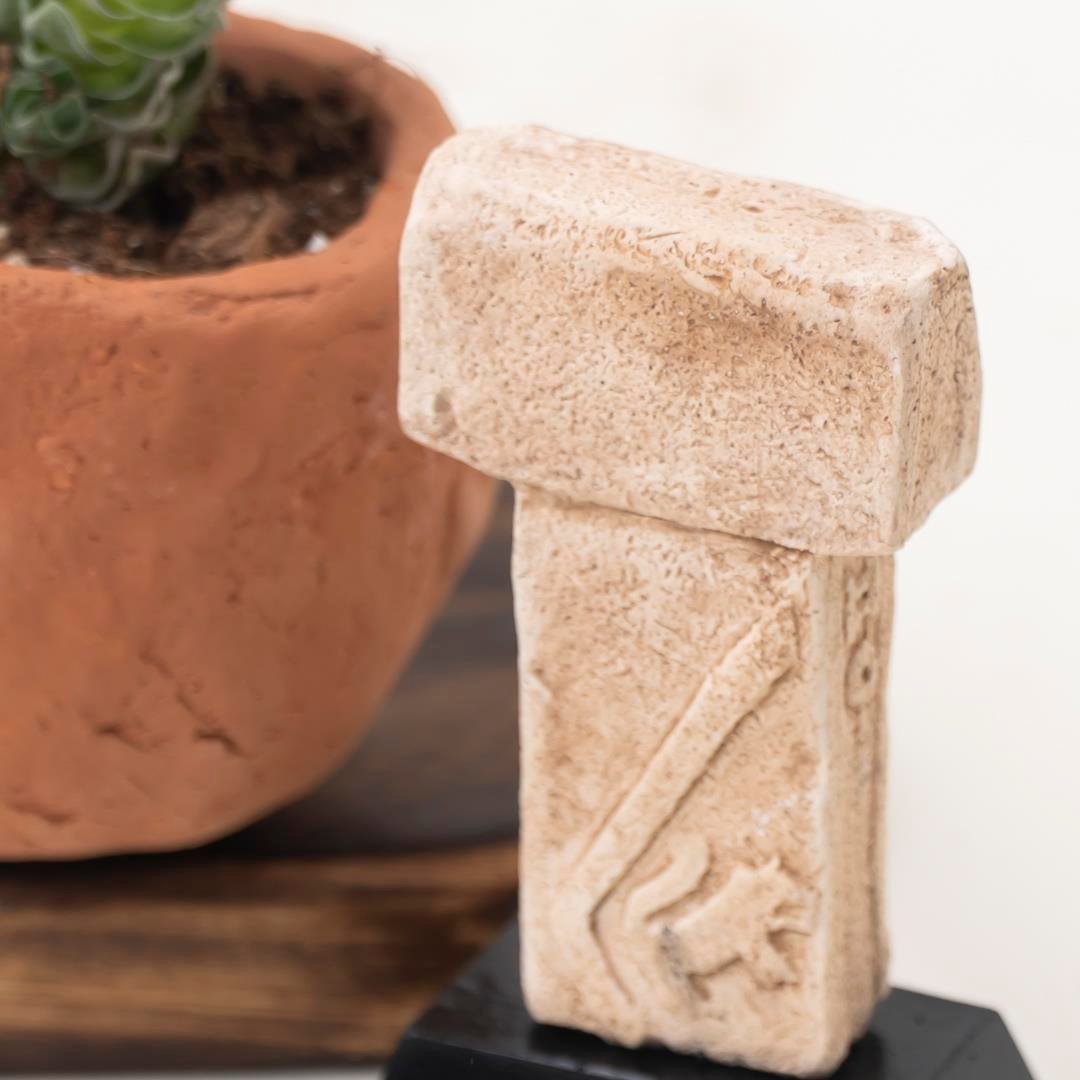 Dekoratif Göbekli Tepe Heykeli