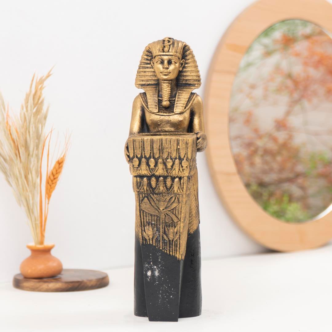Dekoratif Gold Tutankhamun Mumluk