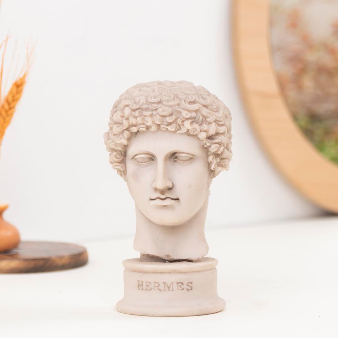 Dekoratif Hermes Büst Biblo (Küçük)