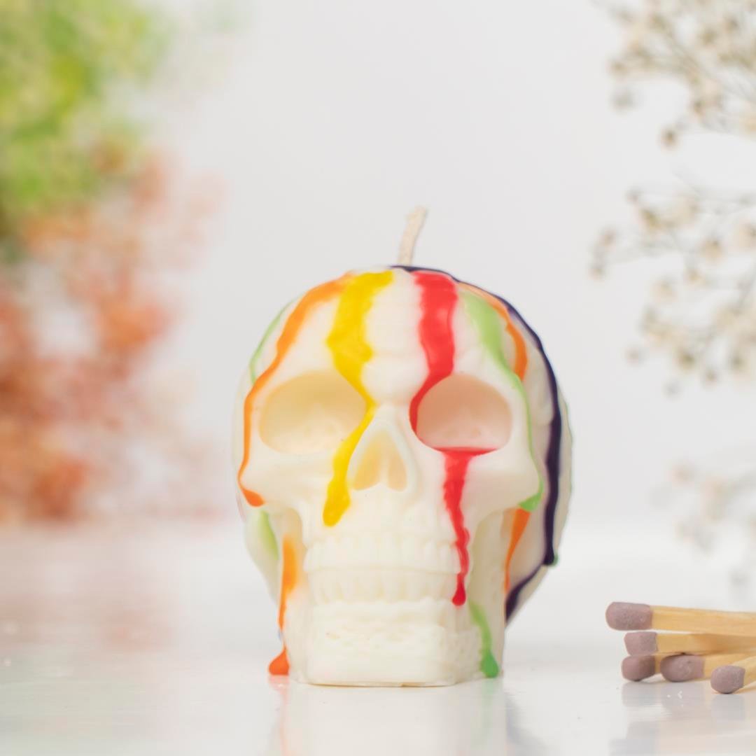 Dekoratif Kuru Kafa Temalı Soya Wax Mum