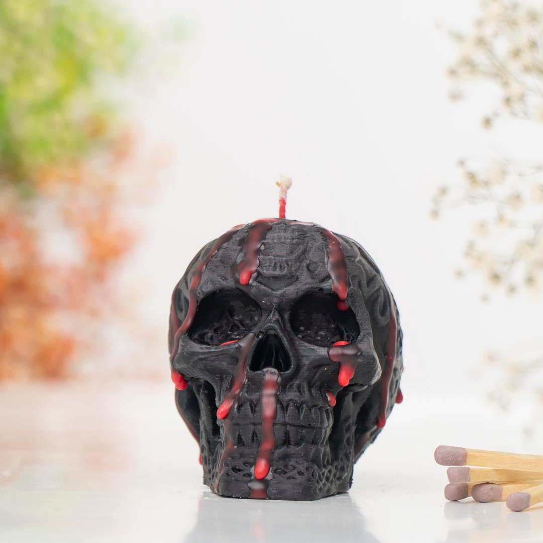 Dekoratif Kuru Kafa Temalı Soya Wax Mum