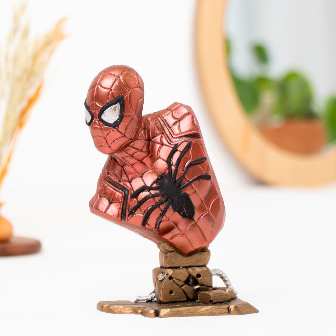 Dekoratif Spiderman Büst