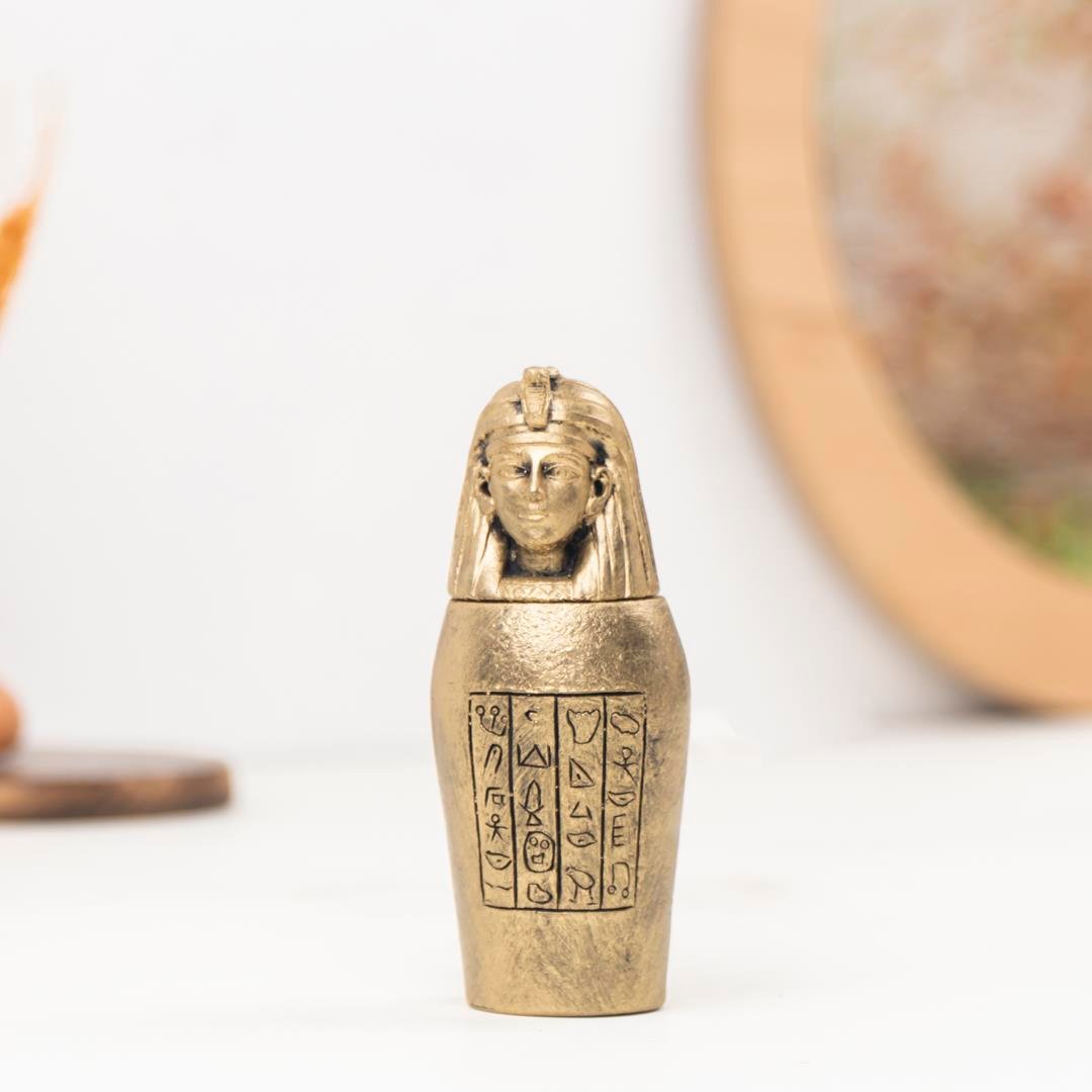 Dekoratif Toprak Firavun Heykel