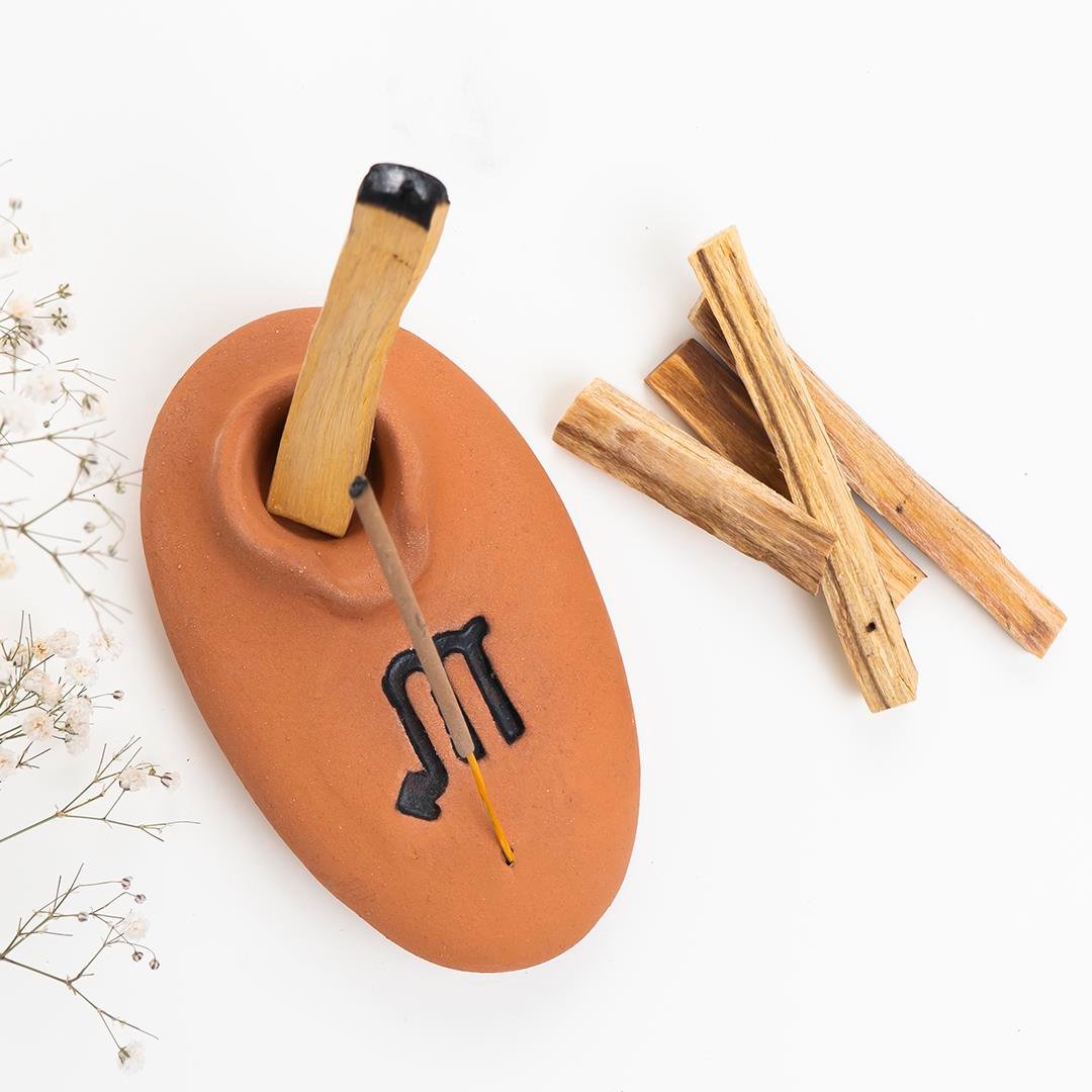 El Yapımı Burç Temalı Orange Ağaç Tütsülük