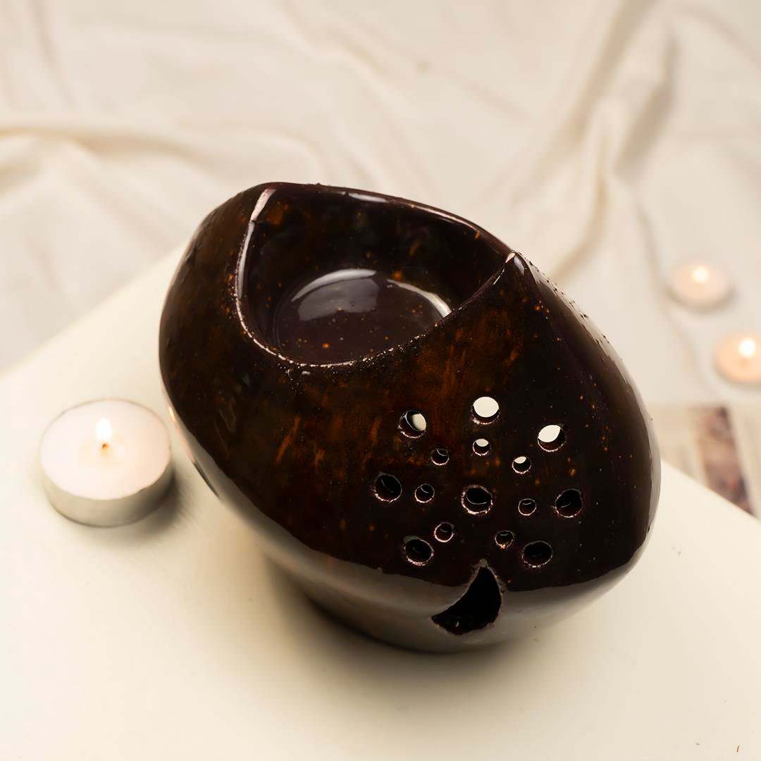Evindari Black Handmade Seramik Buhurdanlık