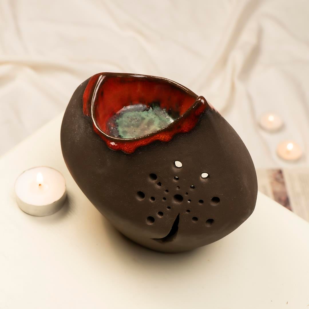 Evindari Muladhara Handmade Seramik Buhurdanlık