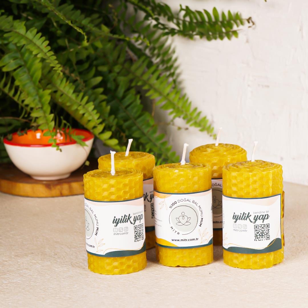 Flora Organik Balmumu Mum Seti