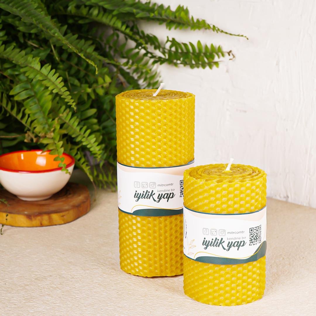 Flower of Life Balmumu Mum Seti 