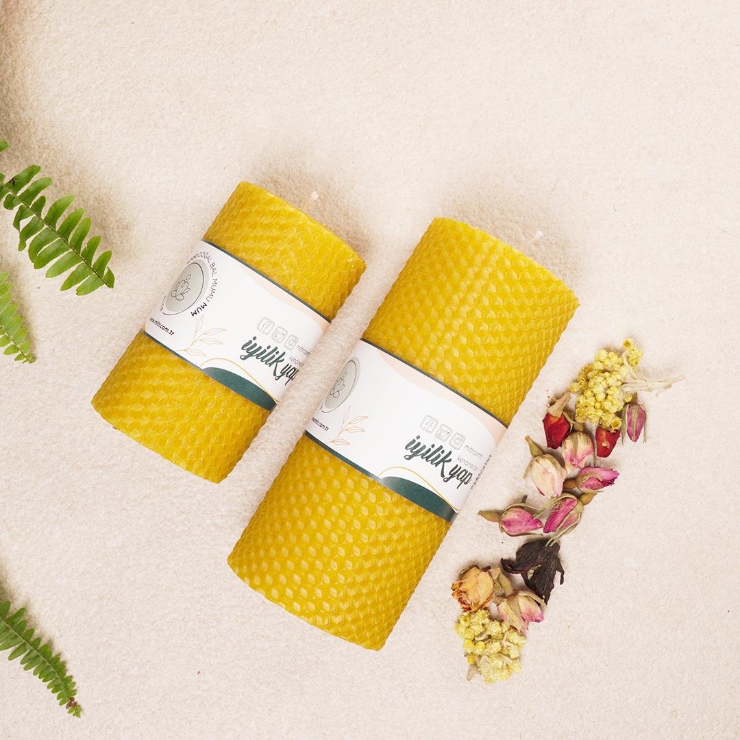 Flower of Life Balmumu Mum Seti 