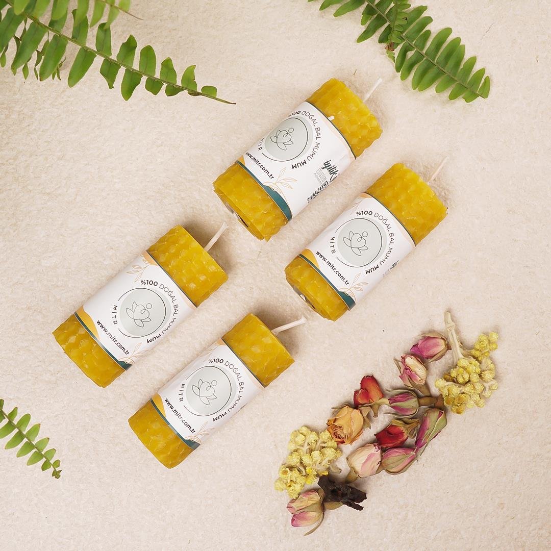 Ganesh Organik Balmumu Mum Seti  