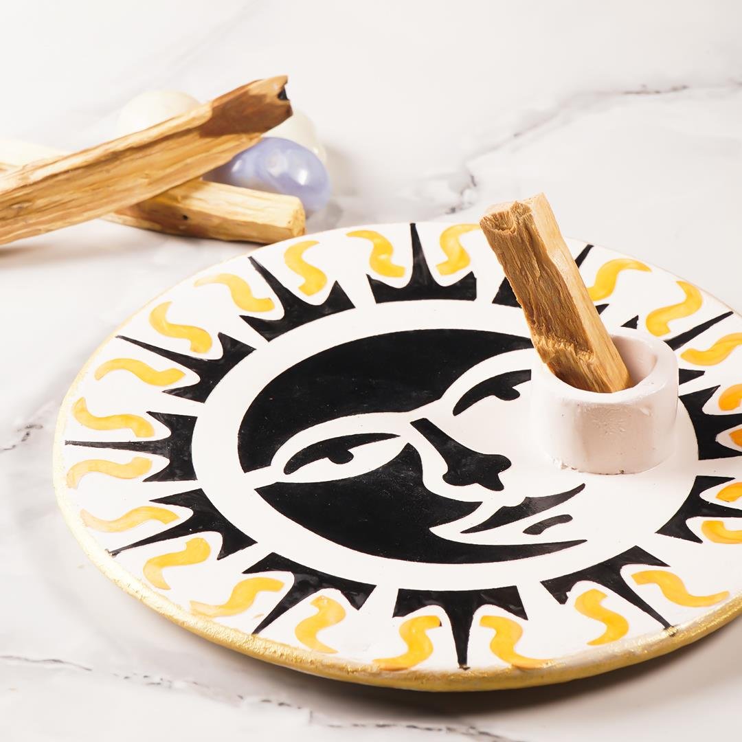 Güneş Motifli Palo Santo Tütsülük