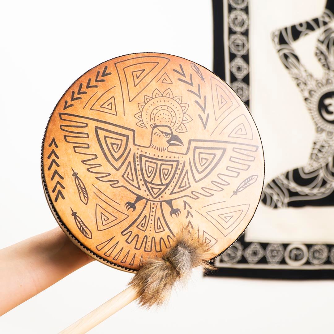 Güvercin Temalı Şaman Davulu