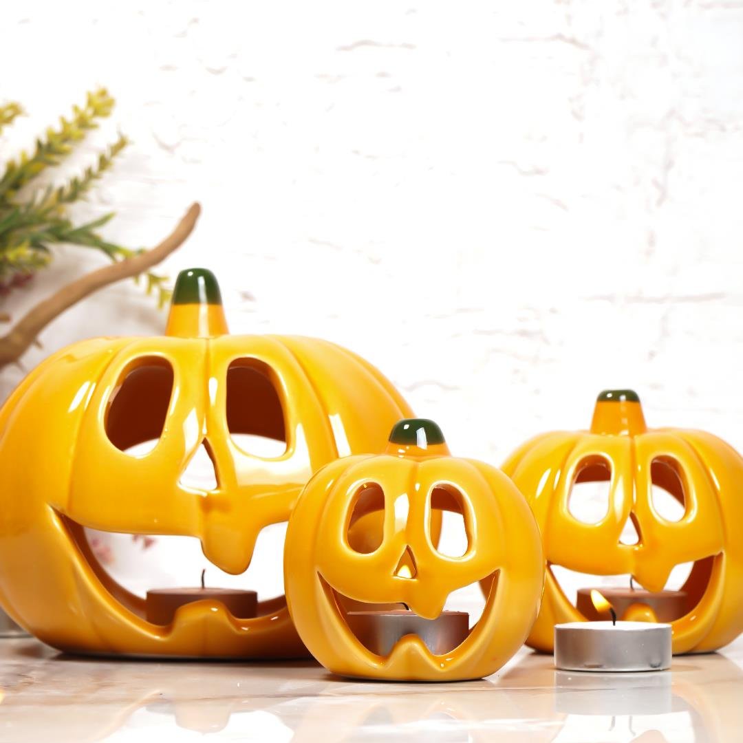 Halloween Kabak Tealight Mumluk