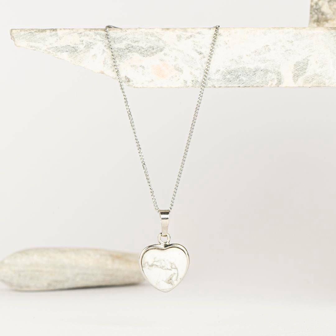 Havlit Kalpli Kaplama Dogal Taş Kolye