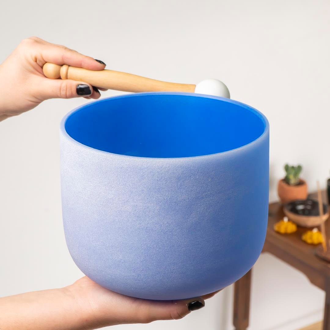 İndigo Kristal Quartz Kase